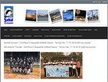 Tablet Screenshot of mid-atlanticsoftball.org